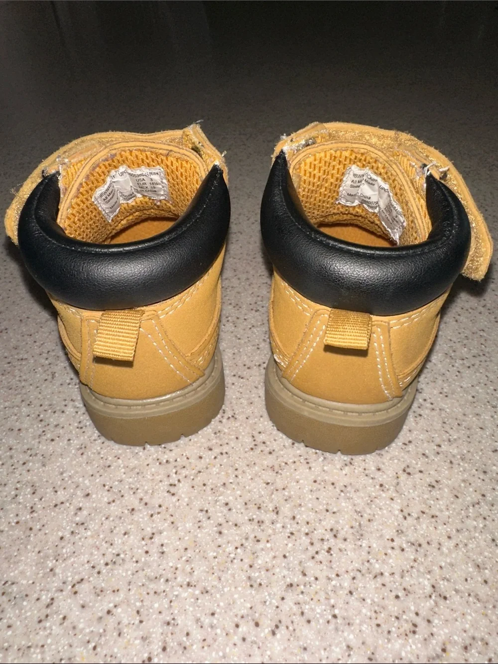 Tan Adventure work Boots Baby/Toddker size 3